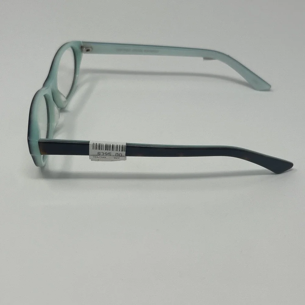 NWT Norman Childs TRACY Eyeglasses 53-19-145 TBB Turquoise Tortoise Frames Adult